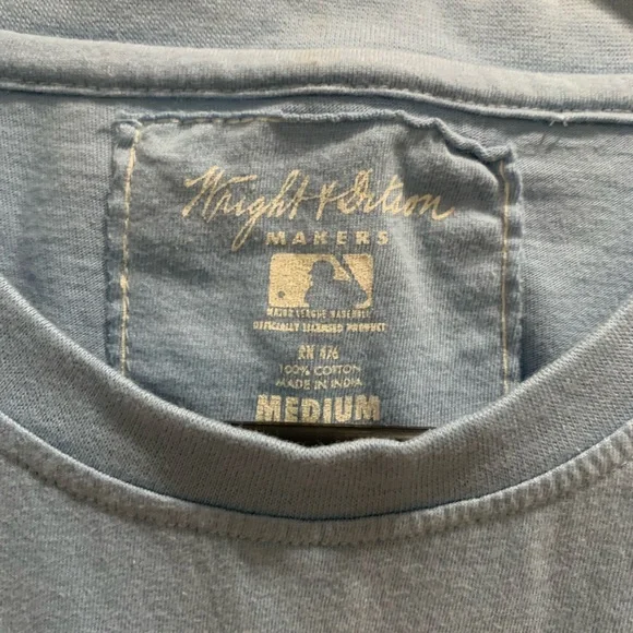 Rays Baseball Tampa Bay Shirt. Distressed look. Wright and Ditson NEW - Picture 3 of 3